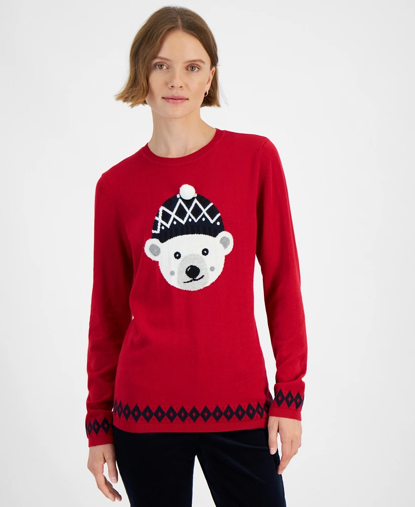 Tommy Hilfiger Women's Graphic Ivy Sweater