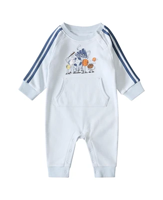 adidas Baby Boys Long Sleeve 3-Set Coverall