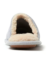 Dearfoams Novelty Knit Scuff with Eyemask Slipper