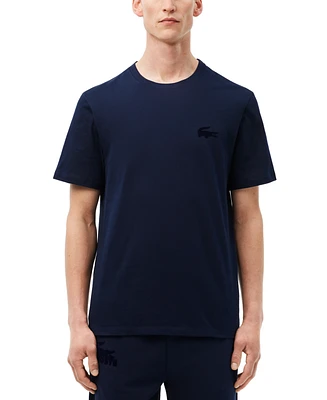 Lacoste Men's Cotton Short-Sleeve Crewneck Sleep T-Shirt