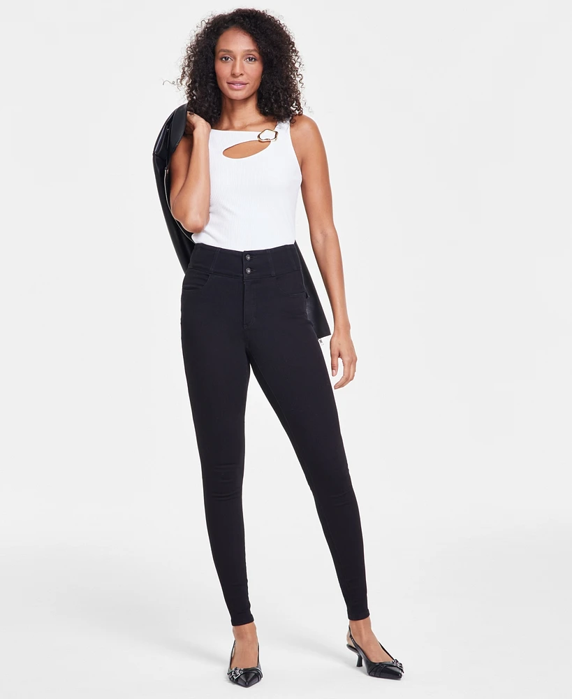 I.n.c. International Concepts Women's High-Rise Curvy Skinny Jeans, Created for Macy's