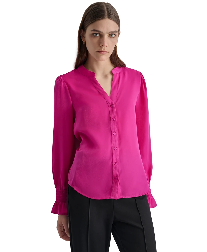 Dkny Women's Split-Neck Blouse