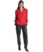 Dkny Women's Split-Neck Blouse