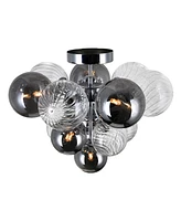 Cwi Lighting Pallocino 6 Light Flush Mount