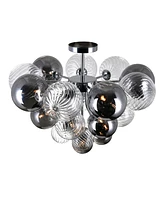 Cwi Lighting Pallocino 10 Light Flush Mount