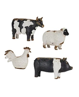 Slickblue Farm Animal Candle Holder (Set of 4)