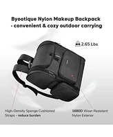 Byootique Rolling Makeup Train Case & Bag Kit Cosmetic Storage Bag Artist Travel