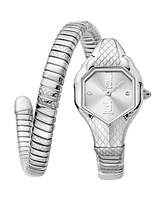 Just Cavalli Women's Serpente Silver Dial Watch - JC1L190M0015