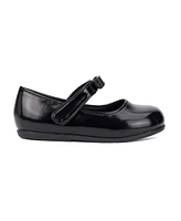 Olivia Miller Big Girls Crystal Clear Maryjane Flats