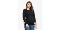 Bshirt Maternity Long Sleeve Nursing Top