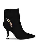 Nine West Women's Chaine Pointy Toe Tapered Heel Dress Booties