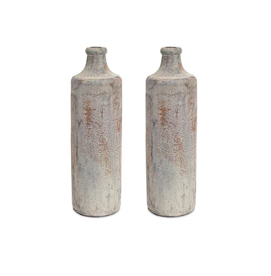 Slickblue Elegant Ceramic Bottle Set (Set of 2) 17"H