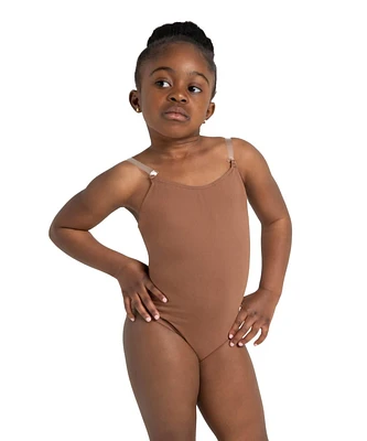 Capezio Girls Camisole Leotard w/ Clear Transition Straps