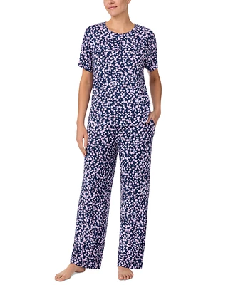 Sanctuary Women's 2-Pc. Short-Sleeve Floral Pajamas Set