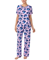 Sanctuary Women's 2-Pc. Short-Sleeve Floral Pajamas Set