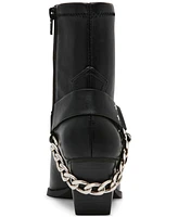 Dv Dolce Vita Women's Keeler Harness Moto Engineer Chain Heeled Boots