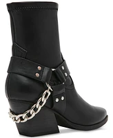 Dv Dolce Vita Women's Keeler Harness Moto Engineer Chain Heeled Boots