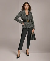 Donna Karan Women's Belted Tweed Blazer