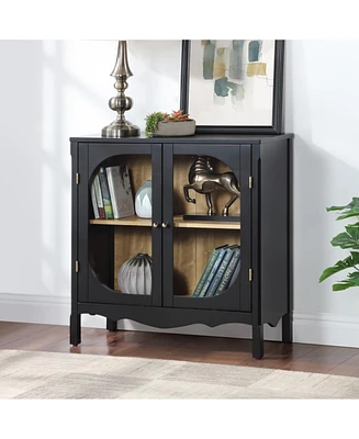 Streamdale Furniture Modern Black Multipurpose Storage Cabinet Display & Organize in Style