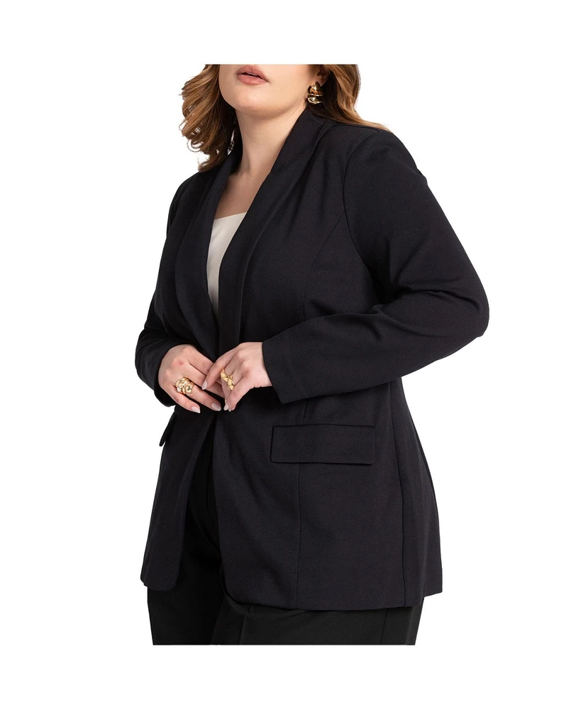 Eloquii Plus Size Nipped Waist Blazer