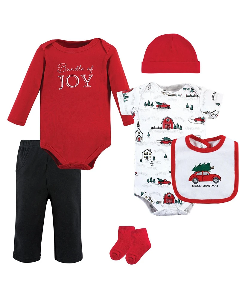 Hudson Baby Baby Boys Hudson Unisex Apparel Set in Soft Cotton