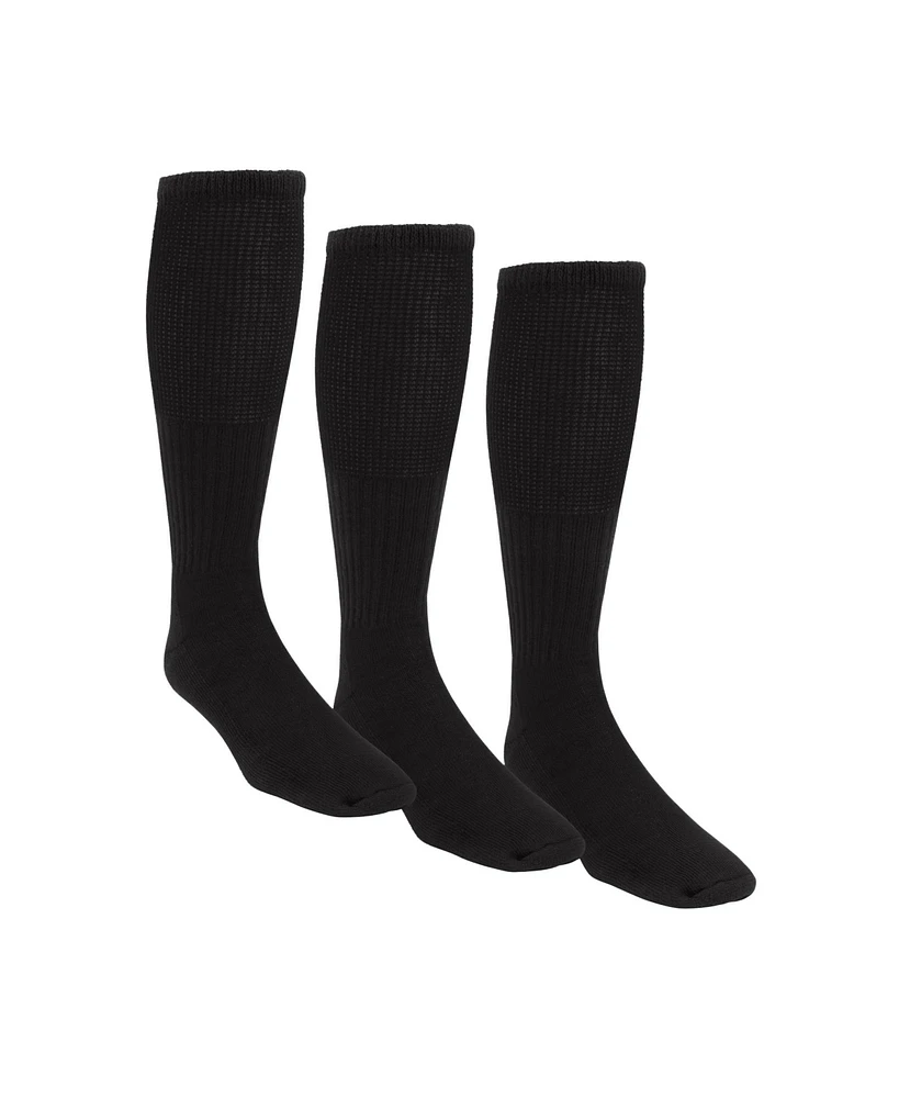 KingSize Big & Tall Diabetic Over-The-Calf Extra Wide Socks 3-Pack