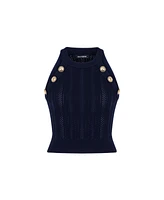 Nocturne Women's Halter Neck Knit Top