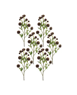 Slickblue Allium Floral Spray Set of 6 for Decorative Arrangements