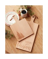 Slickblue Wood Christmas Cutting Board (Set of 2)