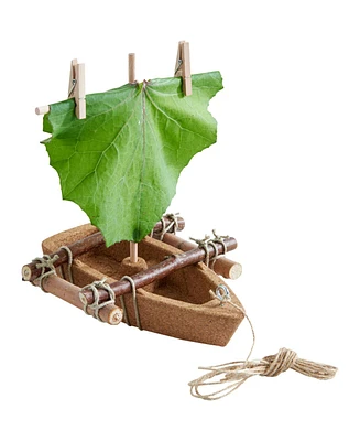 Haba Cork Boat Diy Kit with Materials Found in Nature