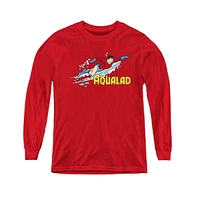 Dc Comics Boys Youth Aqualad Long Sleeve Sweatshirts