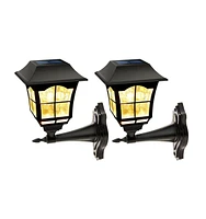 Maggift Decorative Solar Wall Lights - 2 Pack