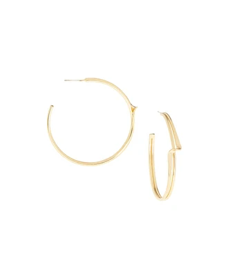 Marlyn Schiff 2" Layered Twist Hoop