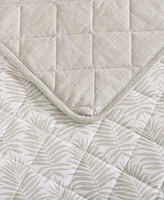 Tommy Bahama Home Bahama Fronds Reversible Piece Quilt Set