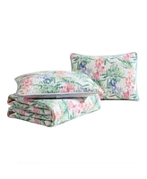 Tommy Bahama Home Island Orchid Reversible 3 Piece Quilt Set