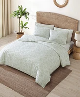 Tommy Bahama Home Pen And Ink 3 Piece Duvet Cover Set