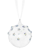 Swarovski Ball with Stars Hanging Crystal Ornament