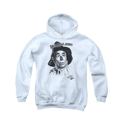 Wizard Of Oz Youth Brainless Pull Over Hoodie / Hooded Sweatshirt