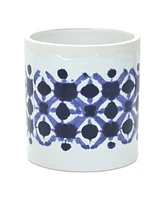 Slickblue Tie-dye Print Ceramic Pot (Set of 2)