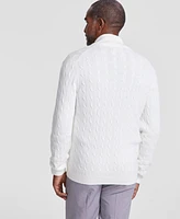 Club Room Men's Cable-Knit Full-Zip Sweater, Created for Macy's