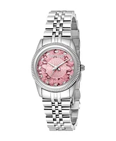 Roberto Cavalli Women's Quartz Silver-tone Stainless Steel Watch 28mm