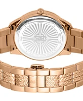 Roberto Cavalli Women's Quartz Rose-Gold Stainless Steel Watch 40mm