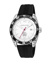 Roberto Cavalli Men's Classic Silver Dial Watch