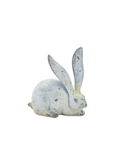 Slickblue Weathered Stone Rabbit Statue (Set of 4)