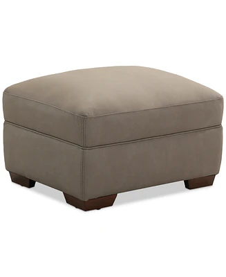 Kovner Leather Ottoman, Created for Macy's