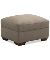 Kovner Leather Ottoman, Created for Macy's