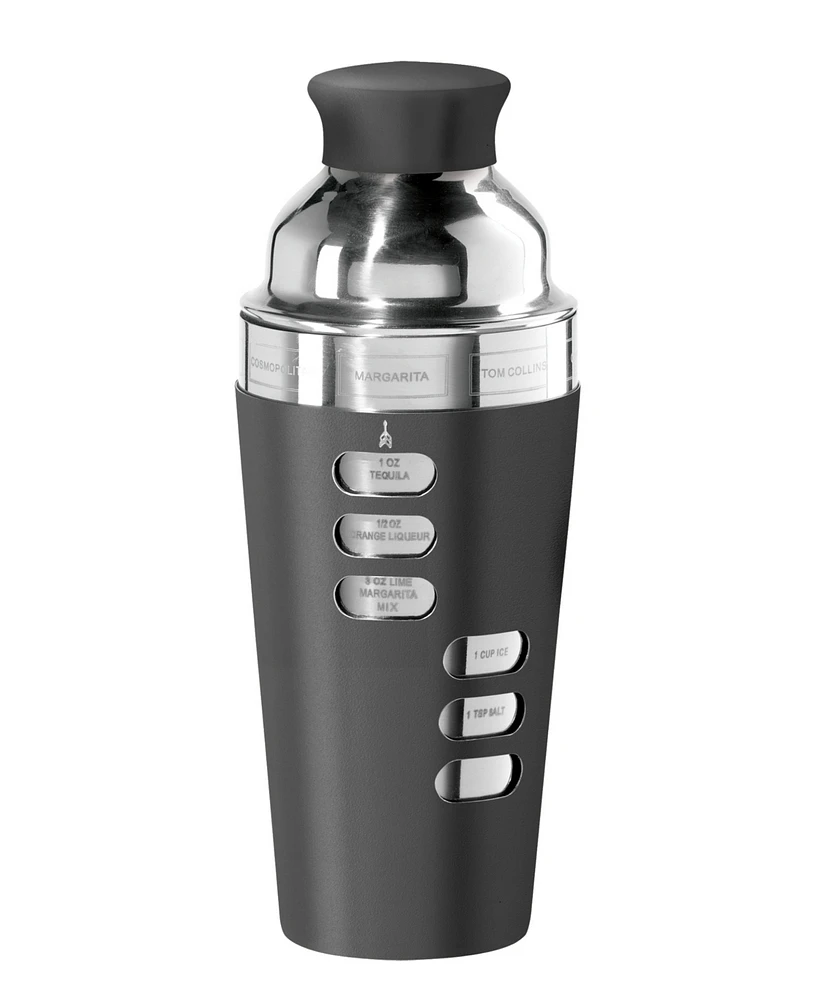 Oggi Dial a Drink 23oz Stainless Steel Cocktail Shaker