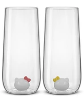 Sanrio Hello Kitty Stemless Tall Glasses, Set of 2