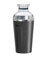 Oggi Groove 17oz. Double Wall Vacuum Insulated Stainless Steel Cocktail Shaker