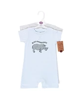 Touched by Nature Baby Boys Unisex Baby Organic Cotton Rompers